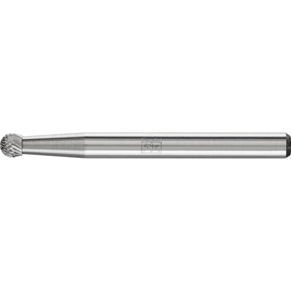 Pferd Carbide Bur - Ball Shape, MICRO Cut - 1/8" x 3/32" x 1/8" Shank - SD-42 - 27520
