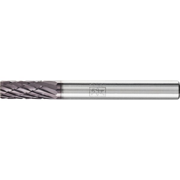 Pferd HICOAT Bur - Cylind. (Plain End), DBL Cut - 1/4" x 5/8" x 1/4" Shank - SA-1, FEP Coating - 27040