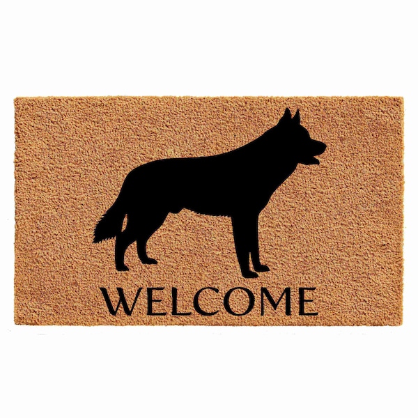 Calloway Mills Entrance Mat, Coir, Natural, Black - 105591729