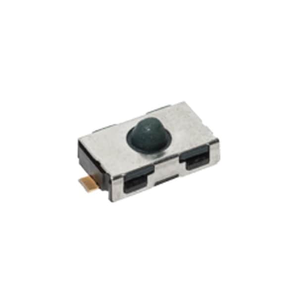C&K Components Keypad Switch, 1 Interruptor, SPST, Momentáneo, 0.01A, 32Vdc, 2N, Terminal de Soldadura, Superficie - ATS2D3GNCLFG