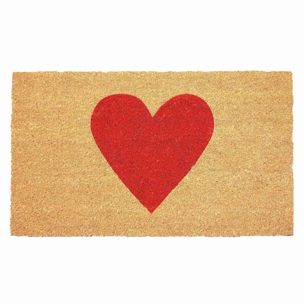 Calloway Mills Entrance Mat, Coir, Natural, Red - 106601729
