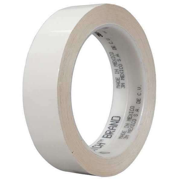3M Film Tape, White, 1 in. W, Acrylic, 72 yd. - 850