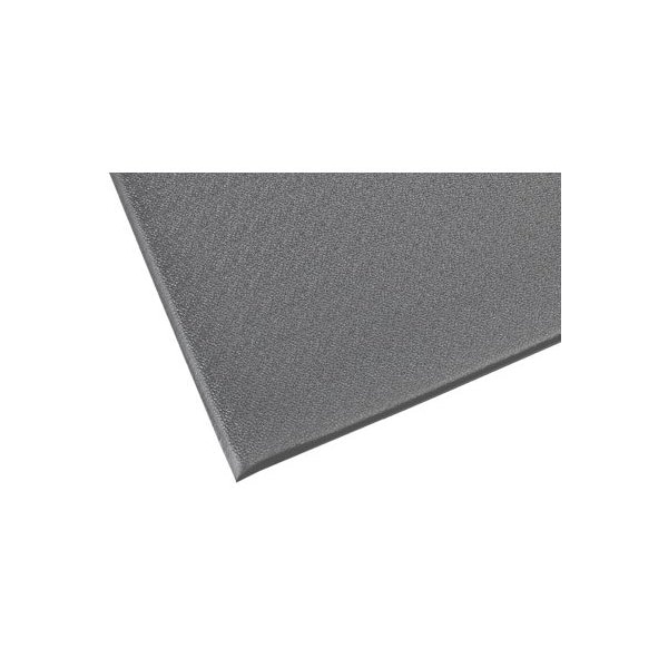 Crown Matting Technologies Antifatigue Mat, 6' L x 4' W, 3/8" Thickness, PVC Foam, Black - FP 4872BK