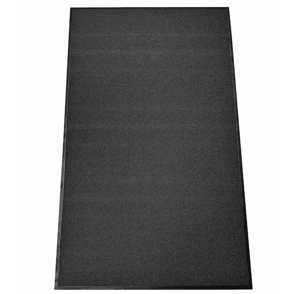 Crown Matting Technologies Polypropylene, 5/16" Thick, Black, 6' W x 8' L - AU 0068BK