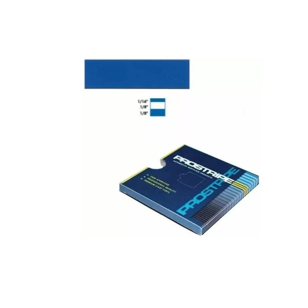 Prostripe Series Single Color Solid Striping Tape, 40 ft x 1/8 in, Vivid Blue - R20842