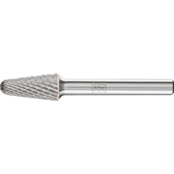 Pferd Carbide Bur - 14 Degree Taper, DIA Cut - 3/8" x 1-1/16" x 1/4" Shank - SL-3 - 25153