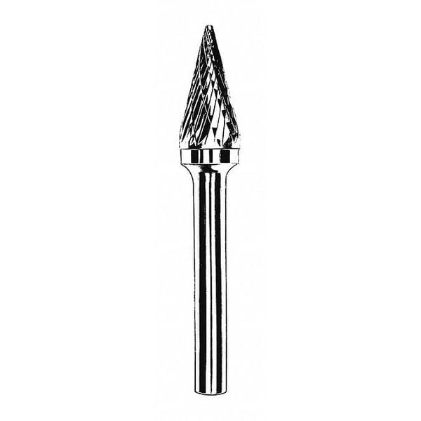 Dynabrade Carbide Bur, 1/8"dia., SM-42, D/C14 Deg C - 93348