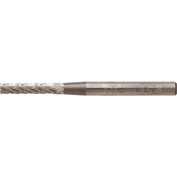 Pferd Carbide Bur - Cylind. (Plain End), DBL Cut - 3/32" x 1/2" x 1/8" Shank - SA-42 - 23112