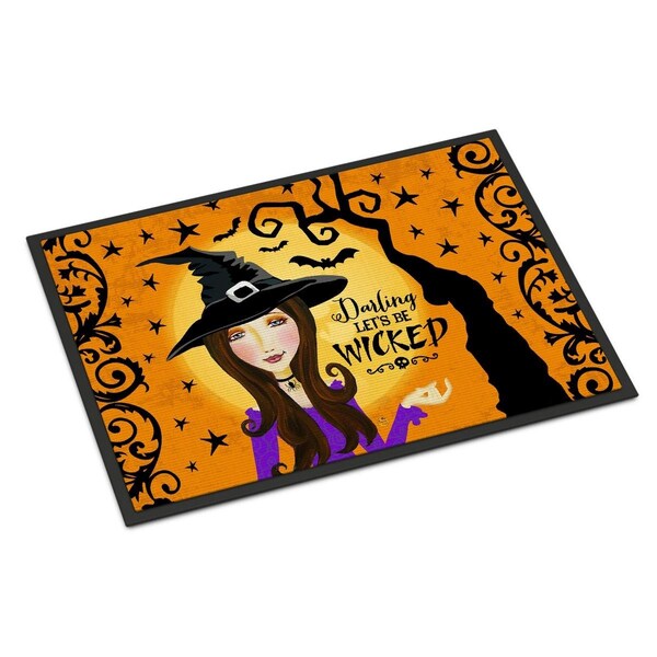 Carolines Treasures Halloween Wicked Witch Indoor or Outdoor Mat, 24 x 36 - VHA3019JMAT