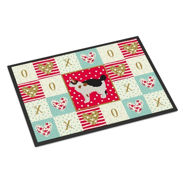 Carolines Treasures 18 x 27 in. Manx No.3 Cat Love Indoor or Outdoor Mat - CK5648MAT