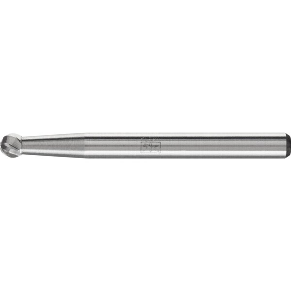 Pferd Carbide Bur - Ball Shape, INOX Cut - 1/8" x 3/32" x 1/8" Shank - SD-42 - 23247