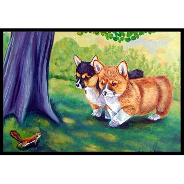 Carolines Treasures 18 x 27 in. Corgi Indoor Outdoor Mat - 7293MAT