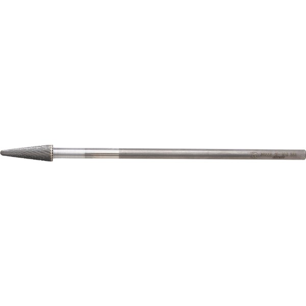 Pferd Carbide Bur - 14° Taper, DBL Cut - 3/8" x 1-1/16" x 1/4" Ext. Shank - SL-3L6 - 26222