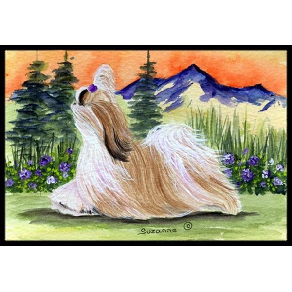 Carolines Treasures Carolines Treasures SS8179MAT 18 x 27 in. Shih Tzu Indoor Outdoor Doormat - SS8179MAT