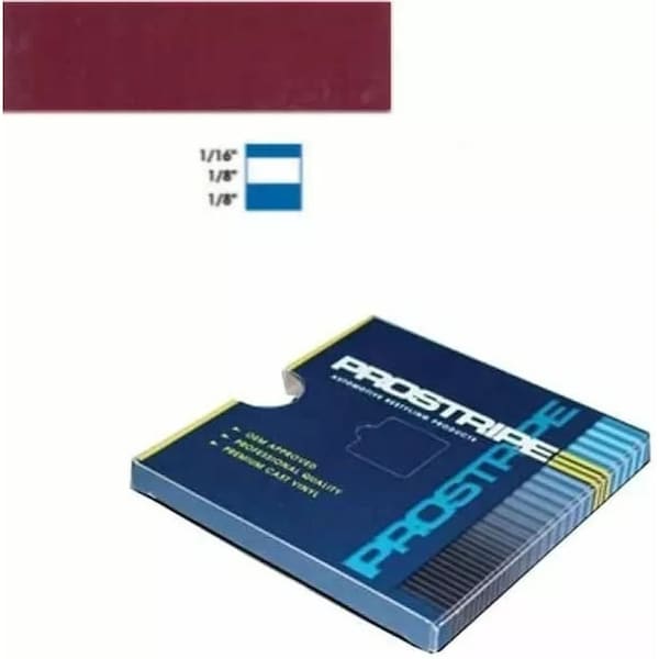 Prostripe Single Color Multiple Striping Tape, 150 ft x 5/16 in, Light Burgundy - R42033