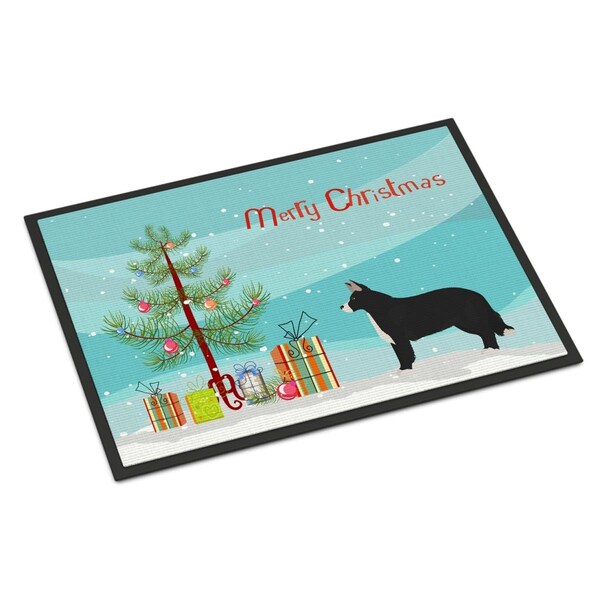 Carolines Treasures 18 x 27 in. Shollie No.1 Christmas Tree Indoor or Outdoor Mat - CK3873MAT
