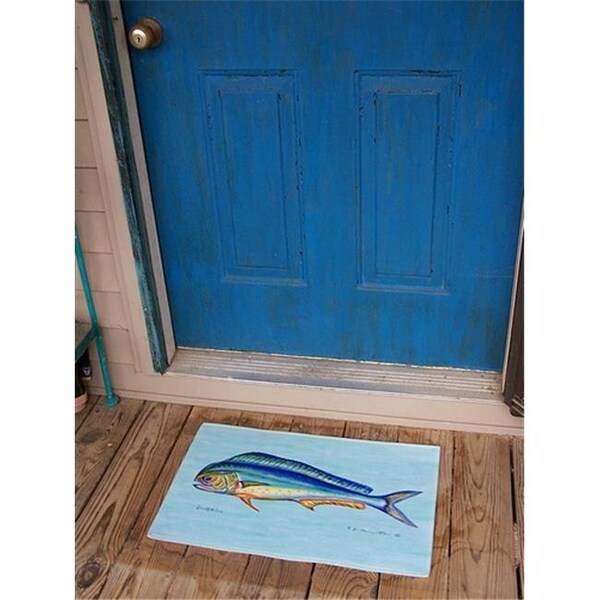 Betsy Drake Betsy Drake DM010G Dolphin Fish Door Mat 30"x50" - DM010G
