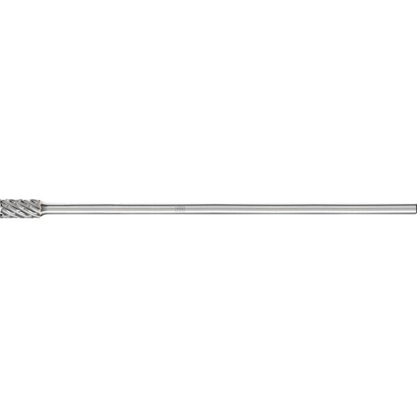 Pferd Carbide Bur - Cylind. plain end, STEEL cut - 3/8" x 3/4" x 1/4" Shank - SA-3 L6 - 25640