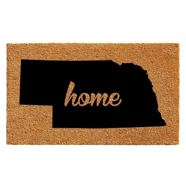 Calloway Mills Entrance Mat, Coir, Natural, Black - 105312436