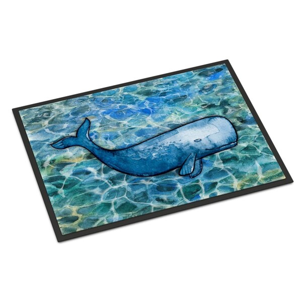 Carolines Treasures 24 x 36 in. Sperm Whale Cachalot Indoor or Outdoor Mat - BB5354JMAT
