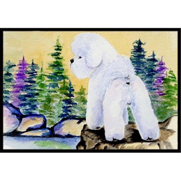 Carolines Treasures 18 x 27 in. Bichon Frise Indoor Outdoor Mat - SS8010MAT