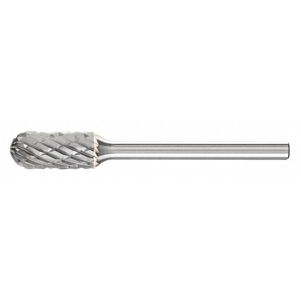 Pferd Carbide Bur - Cylind. (Radius End), SGL Cut - 1/4" x 1/2" x 1/8" Shank - SC-51 - 23201