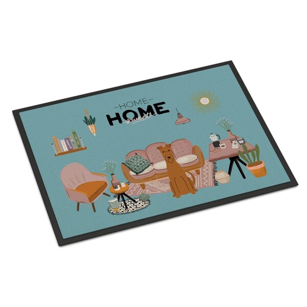 Carolines Treasures 24 x 36 in. Irish Terrier Sweet Home Indoor or Outdoor Mat - CK7907JMAT
