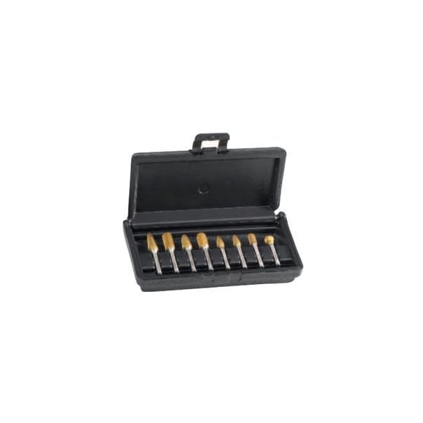 Champion Cutting Tool Contractor Series Carbide Burs Kit: USA5, USC3, USC5, USD5, USF3, USF5, USG3, USL4 in Plastic Case - CHA US-BK8P