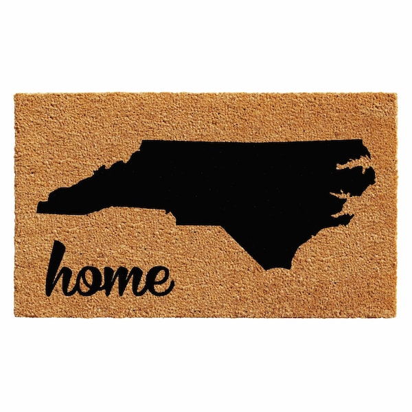 Calloway Mills Entrance Mat, Coir, Natural, Black - 102921830