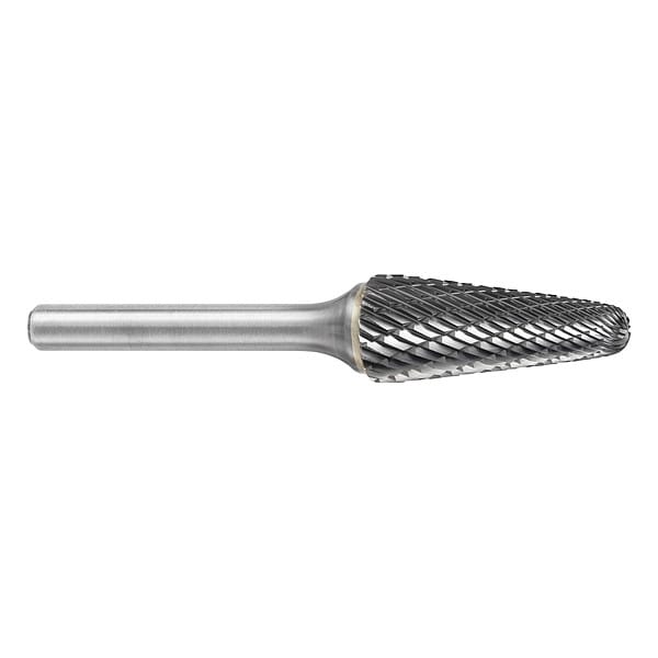 Sgspro Carbide Bur, Taper, 5/8in, L. Cut 1-5/16in - 15303