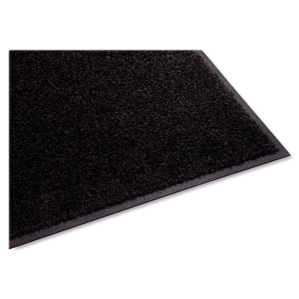 Guardian Floor Protection Wiper Mat, 0.37" thick, Black - MLL94040635
