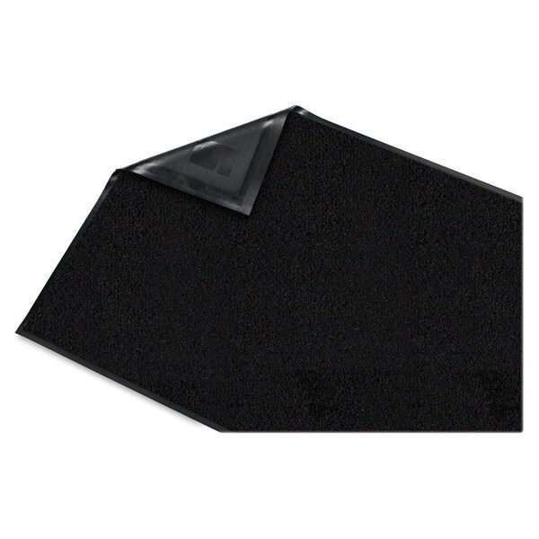 Guardian Floor Protection Wiper Mat, 0.37" thick, Black - MLL94040635