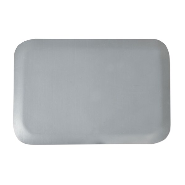 Guardian Floor Protection Antifatigue Mat, 36" L x 24" W, 0.5" Thickness, Solid PVC, Gray - 44020350