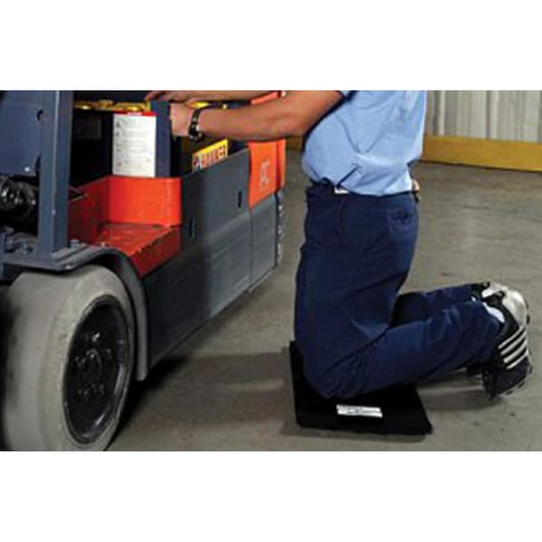 M A Matting Kneeling Comfort Mat, Black 12" x 22" - 43311222000