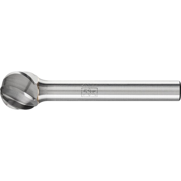 Pferd Carbide Bur - Ball Shape, ALU Cut - 1/2" x 7/16" x 1/4" Shank - SD-5 - 24585