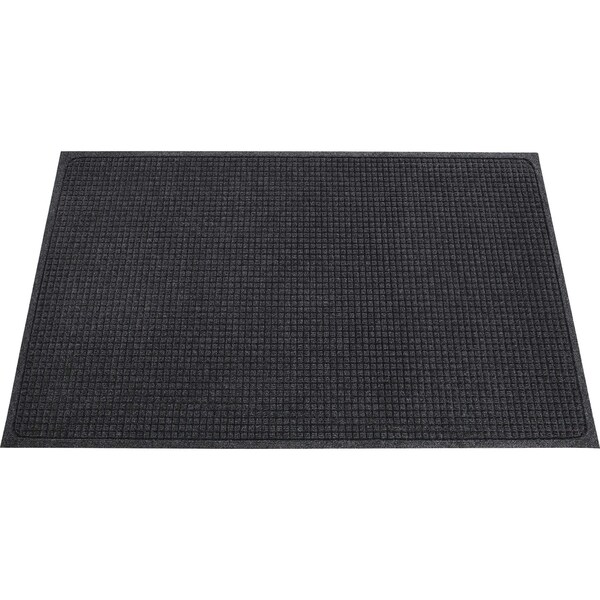 Genuine Joe Ecoguard Indoor Wiper Floor Mats, Charcoal Gray, 48 in W x 72 in L - GJO58937
