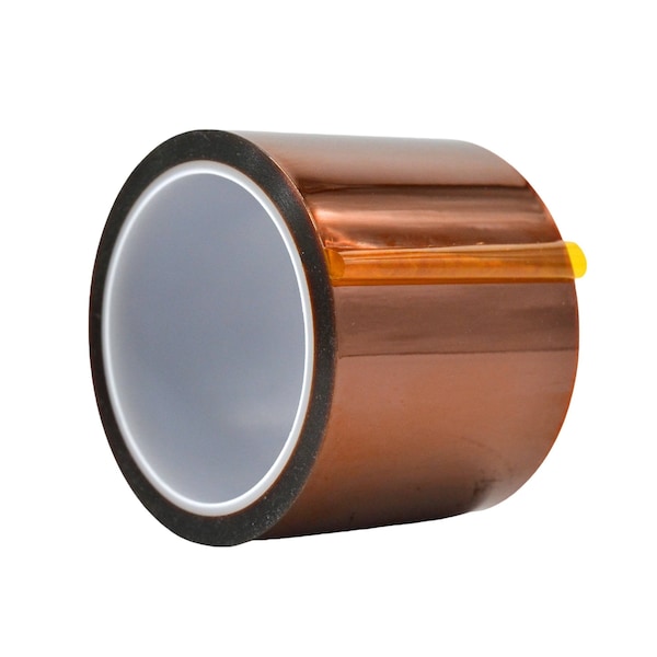 Wod Tape Kapton Tape for 3D Printers Will Thermoset, No Residue: 3in x 36yds, 12PK - WOD PKT1-03000-12-36-AMB
