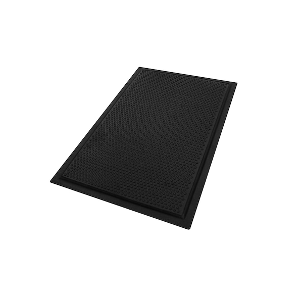 M A Matting DuraComfort (formerly Happy Feet) Grip Surface Mat, Black 2' x 3' - 475023000