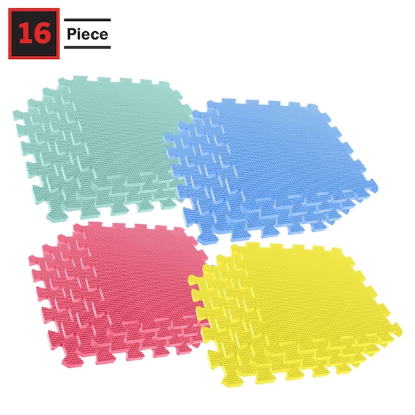 Stalwart EVA Foam, 12 in W x 12 in L, 2 PK - 80-32321-2