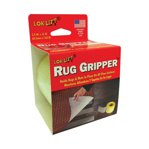 Rug Gripper Lok-Lift 2.5 in. W X 15 ft. L Reversible Scrim Indoor Rug Gripper - 2515R