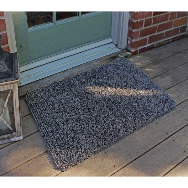 Clean Machine GrassWorx Clean Machine 18 in. W X 24 in. L Taupe Flair Astroturf Door Mat - 10372028