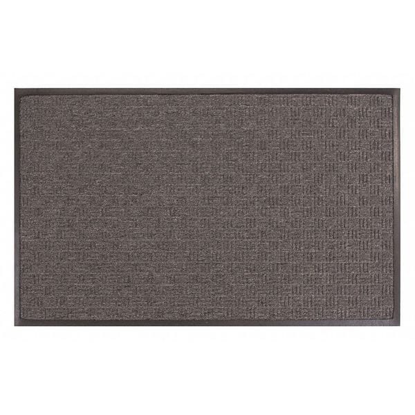 Apache Mills Gatekeeper Entry Mat, Charcoal, 3 ft W x 5 ft L - 7608017013X5