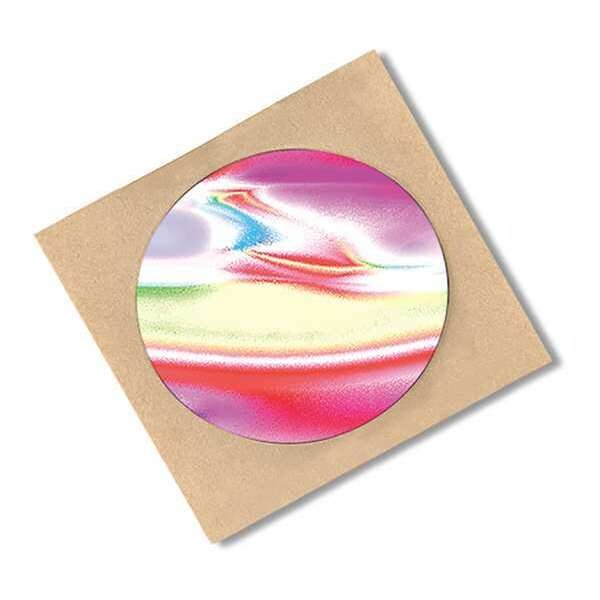 3M Radiant Film Tape, Circle, 4", PK100 - 3M CM592 CIRCLE-4-100