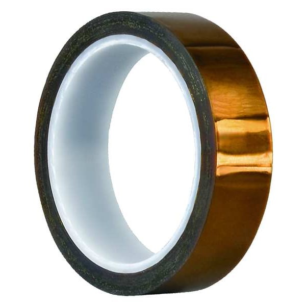 Tapecase Film Tape, Polyimide, Amber, 2 In. x 36 Yd. - 15C601