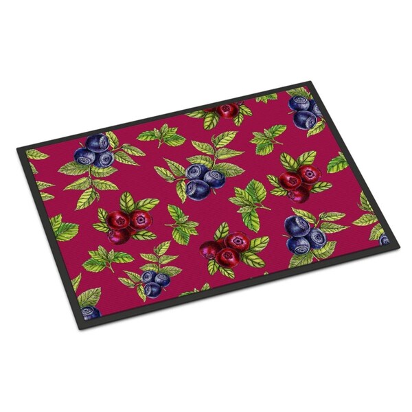Carolines Treasures Berries Indoor or Outdoor Mat, 18 x 27 in. - BB5209MAT