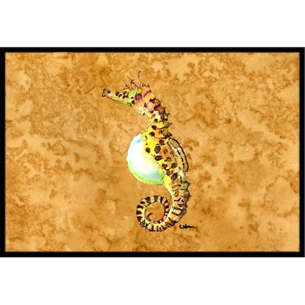 Carolines Treasures Seahorse Indoor Or Outdoor Doormat- 24 x 36 in. - 8640JMAT
