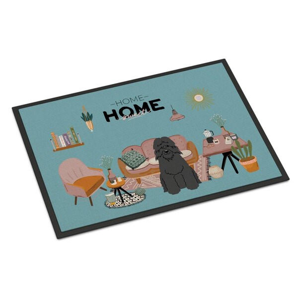 Carolines Treasures 24 x 36 in. Bouvier Des Flandres Sweet Home Indoor or Outdoor Mat - CK7919JMAT