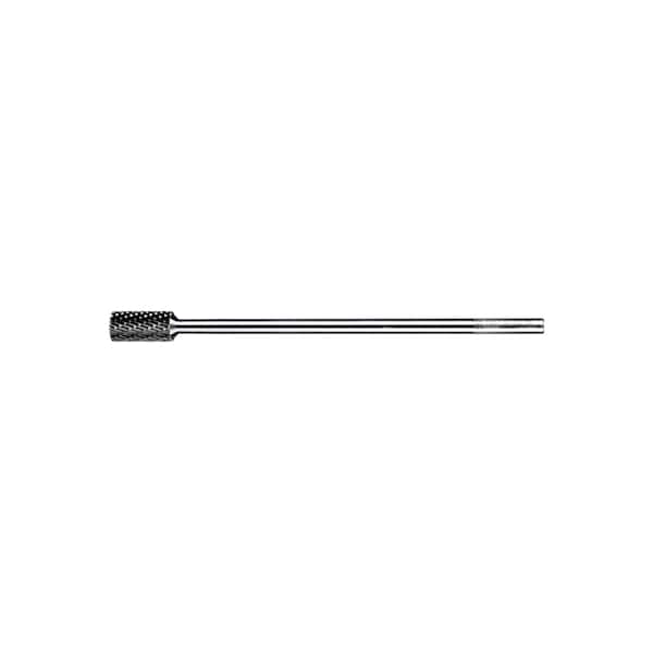 Pferd Carbide Bur - Cylind. (End Cut), DBL Cut - 1/2" x 1" x 1/4" Ext. Shank - SB-5L6 - 25852