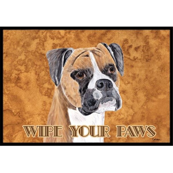 Carolines Treasures Carolines Treasures SC9121JMAT 24 x 36 in. Boxer Indoor Or Outdoor Doormat - SC9121JMAT