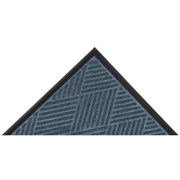 Notrax Entrance Mat, Polypropylene, 3/8 in Thick, Blue, 3 ft W x 4 ft L - 168S0034BU